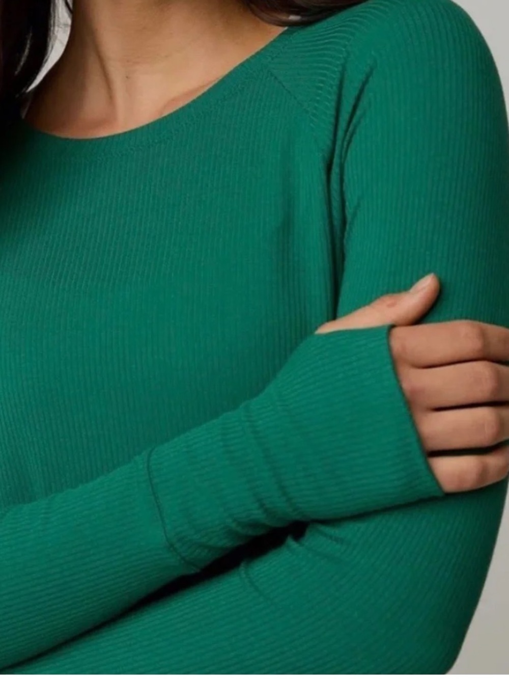 OFFLINE Thumbs Up Fitted Ribbed T-Shirt